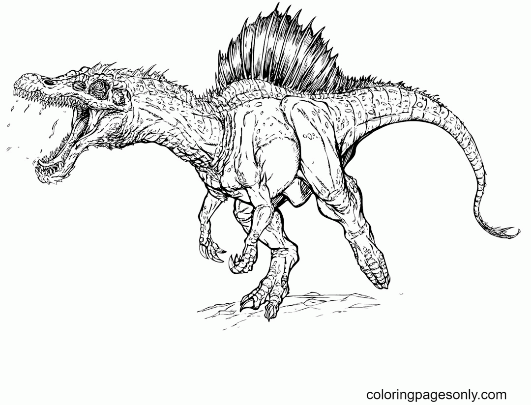 Printable Jurassic World Coloring Page Free Printable Coloring Pages