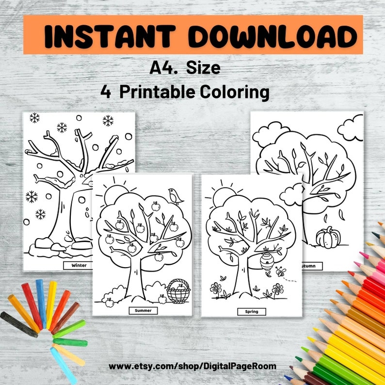 Printable Kid Games Coloring Pages Printable Coloring Pages Etsy