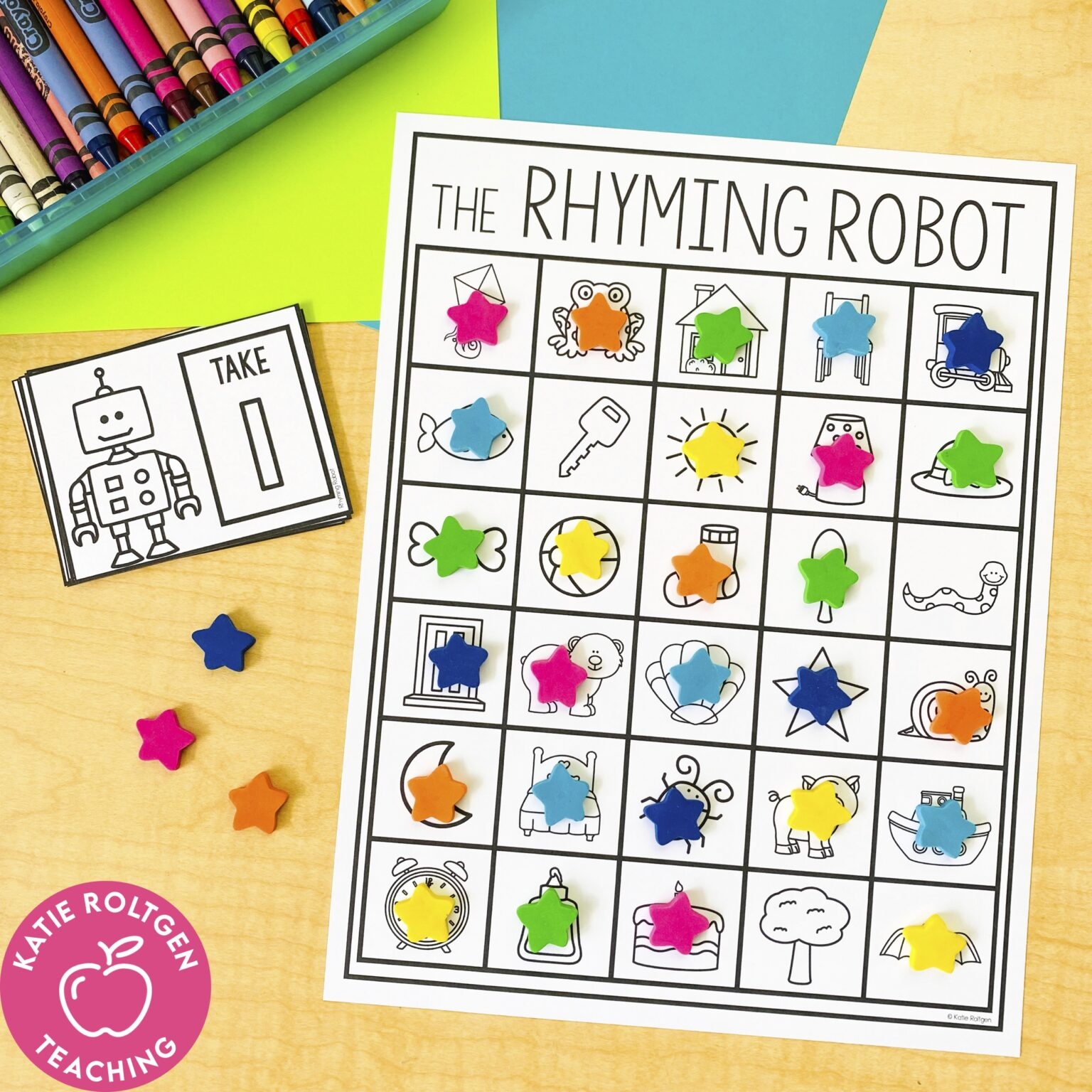 Printable Literacy Games For Kindergarten Katie Roltgen Teaching
