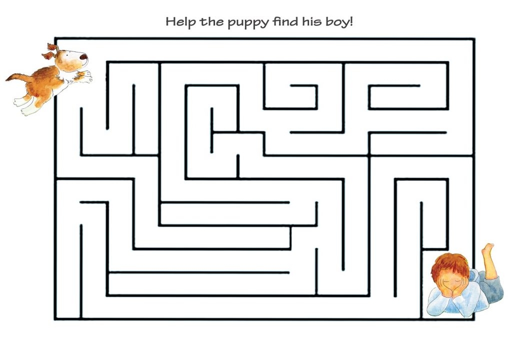 printable maze games for kids
