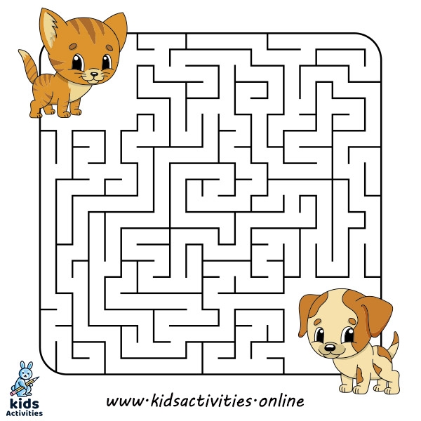 Printable Maze Games For Kids