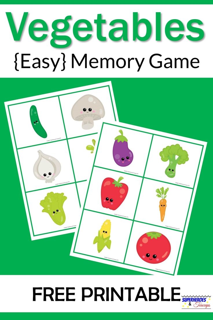 Printable Memory Games Calendar Printables