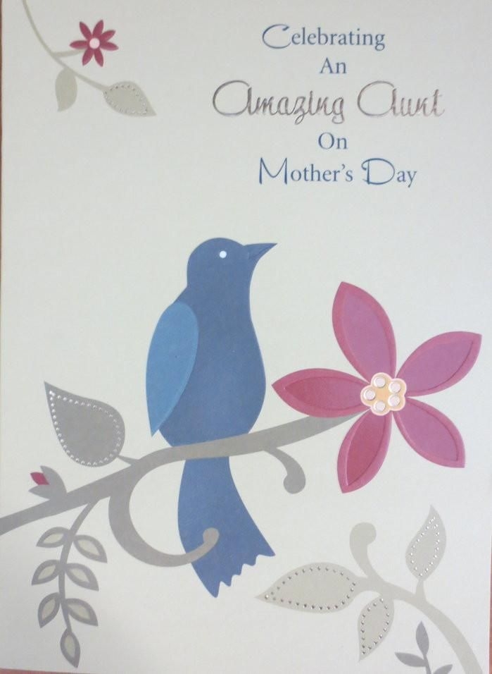 Printable Mothers Day Card For Aunt Printable Word Searches