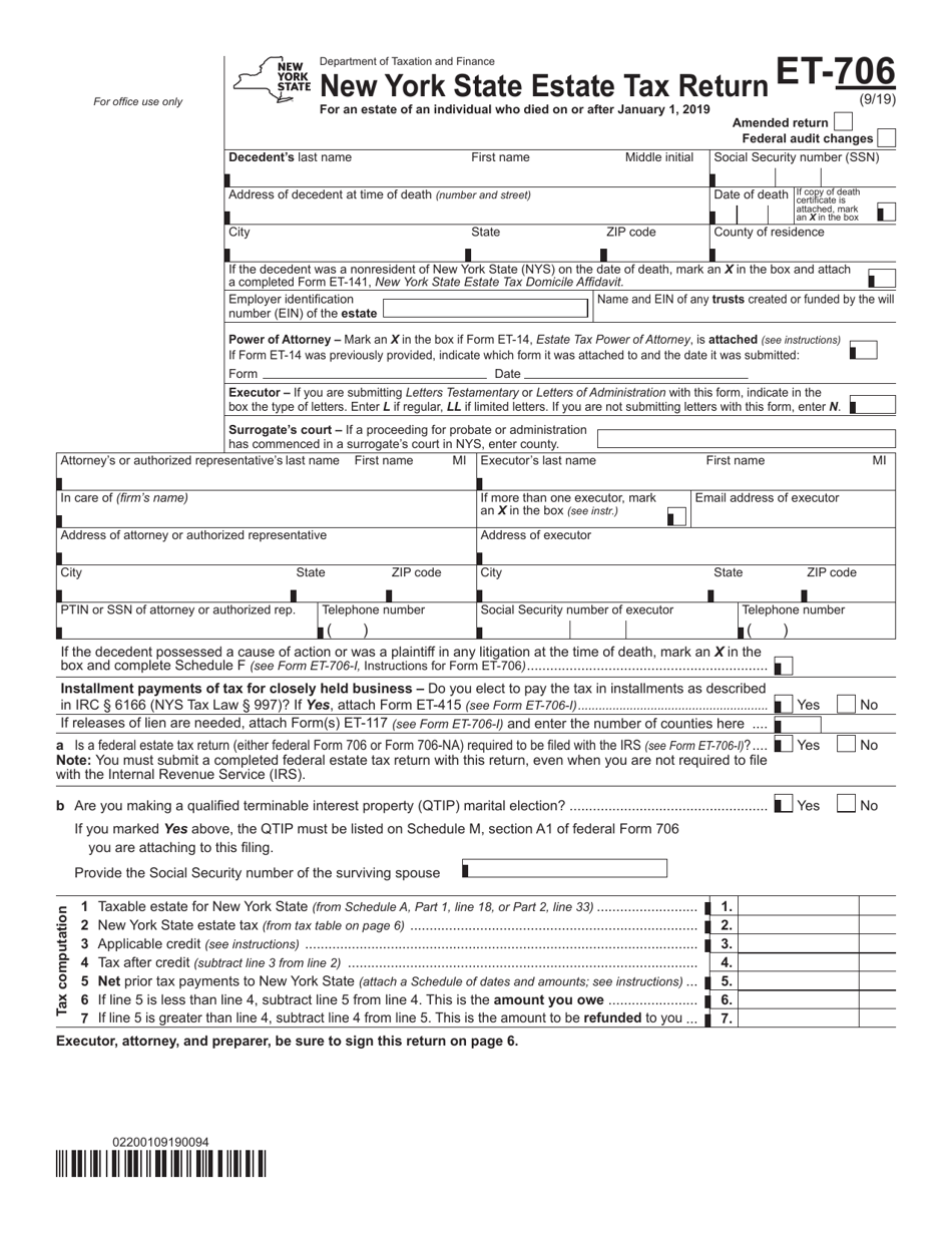 Printable New York State Tax Forms Printable Forms Free Online