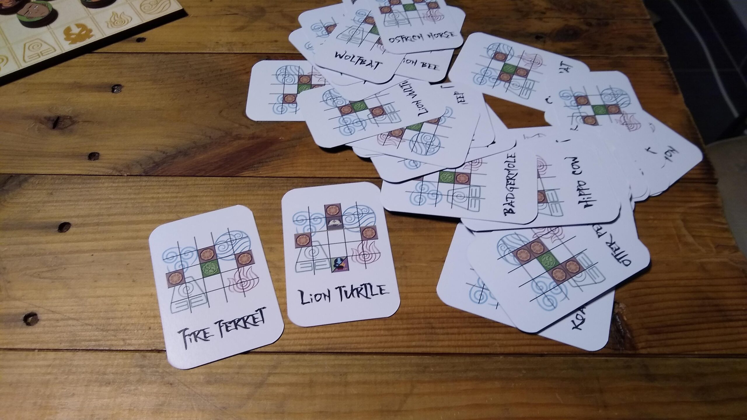 onitama printable cards