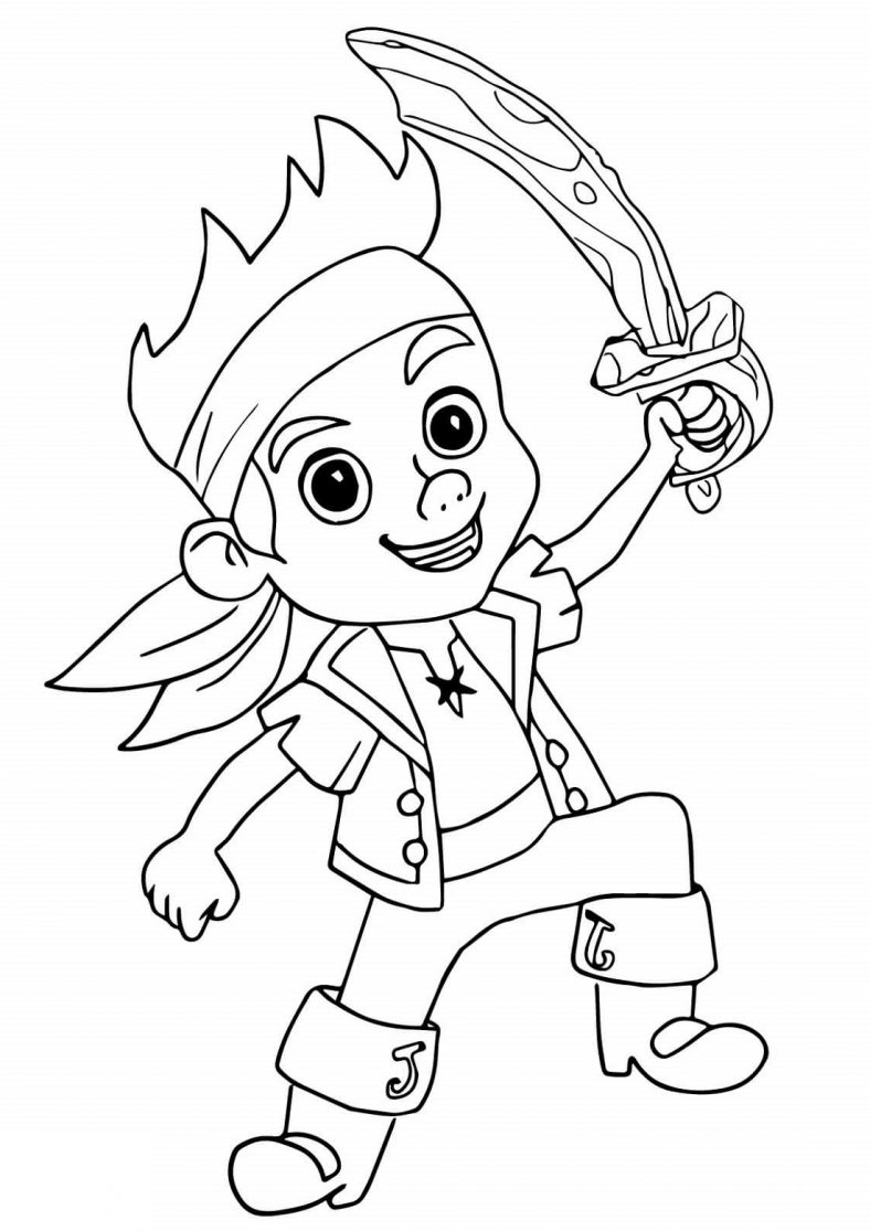 Printable Pirate Coloring Pages
