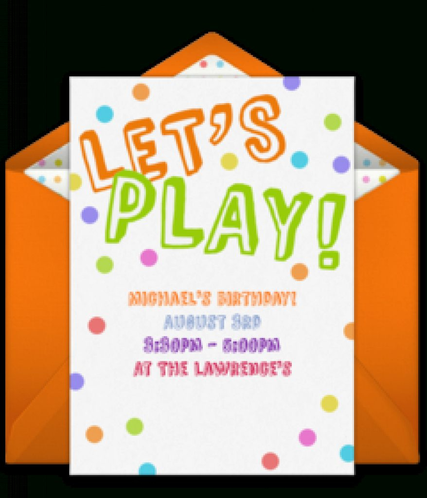 Printable Playdate Invitation Template Calendar Printables