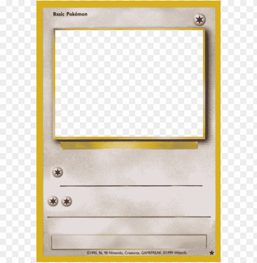 Printable Pokemon Card Template Dev onallcylinders