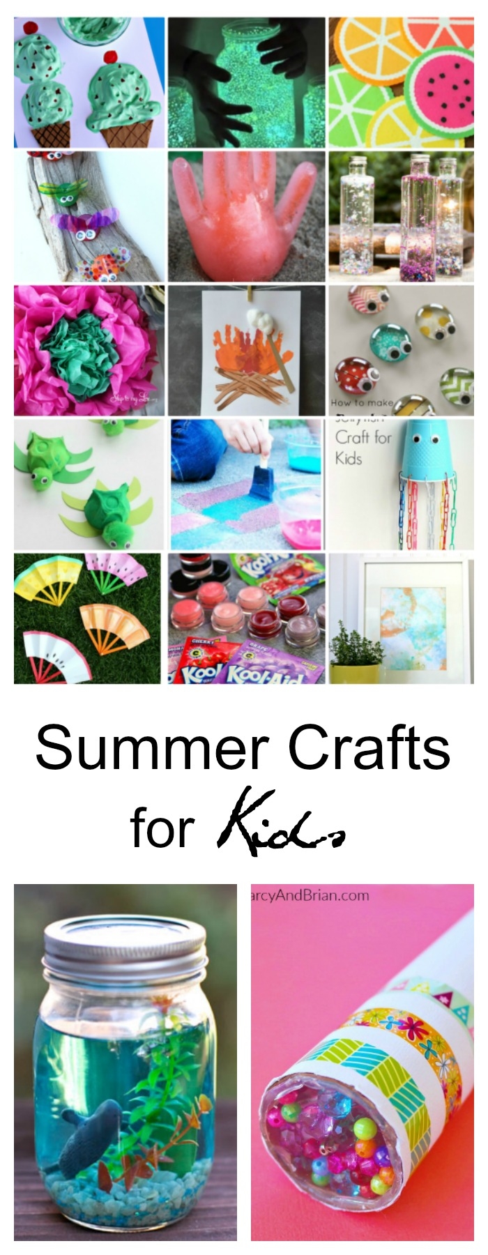 Printable Preschool Summer Crafts