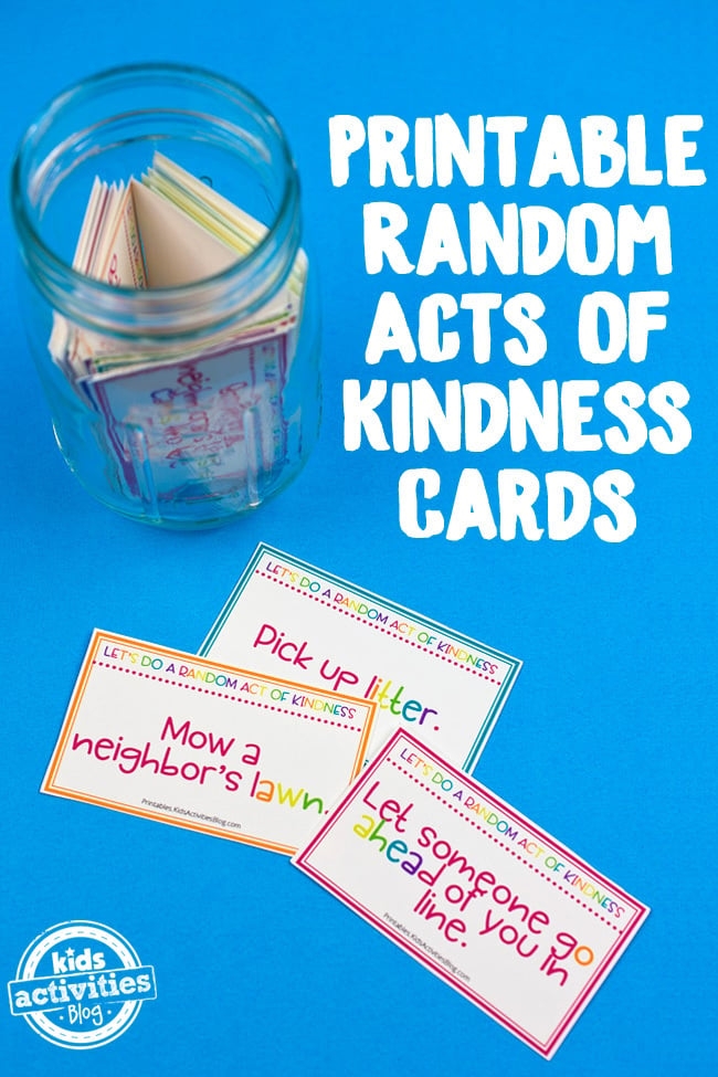 Printable Random Acts Of Kindness Cards