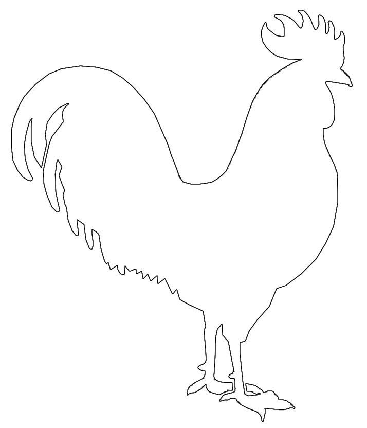 Printable Rooster Template Printable Calendars AT A GLANCE