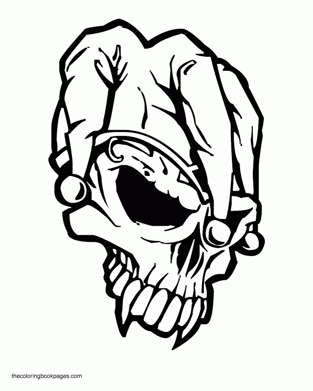 Printable Skull Coloring Pages Coloring Home
