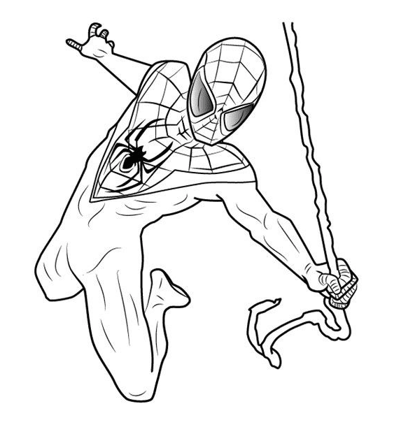 printable pictures spider man