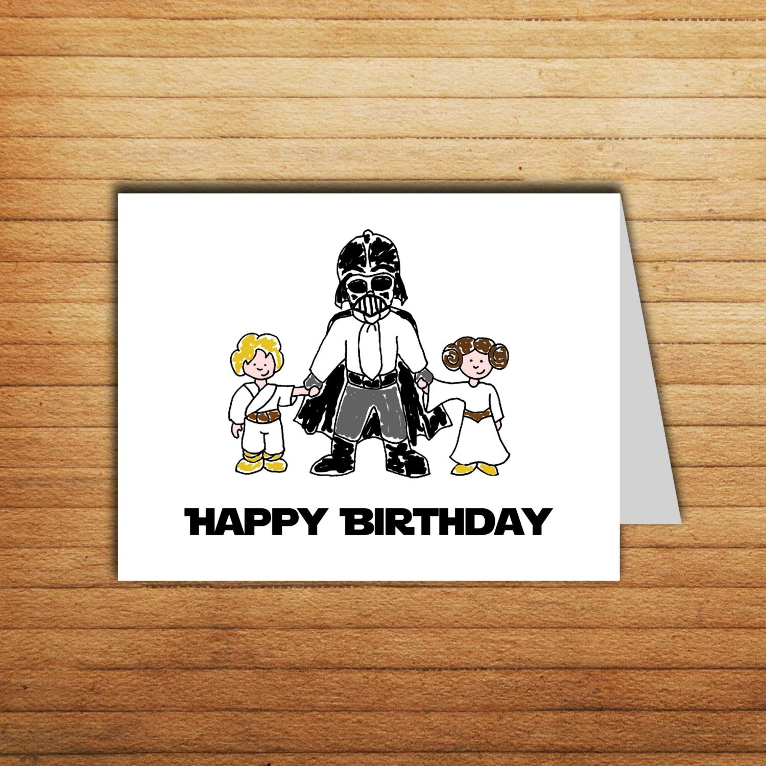 Printable Star Wars Birthday Card Darth Vader By EnjoyPrintable