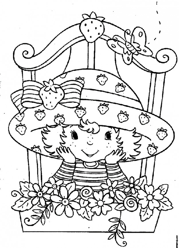 Printable Strawberry Shortcake Coloring Pages ColoringMe