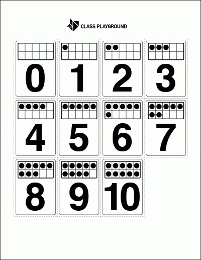 Printable Ten Frame Cards Printable Cards Printables Ten Frame Frame 