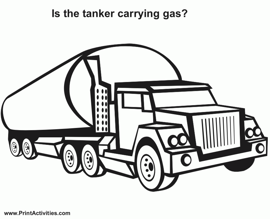 Printable Truck Coloring Pages Coloring Home
