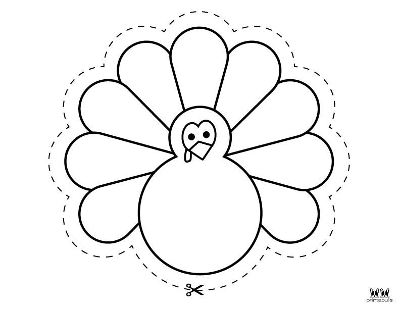 turkey printable template free
