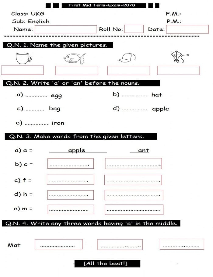 free printable alphabet worksheets for ukg