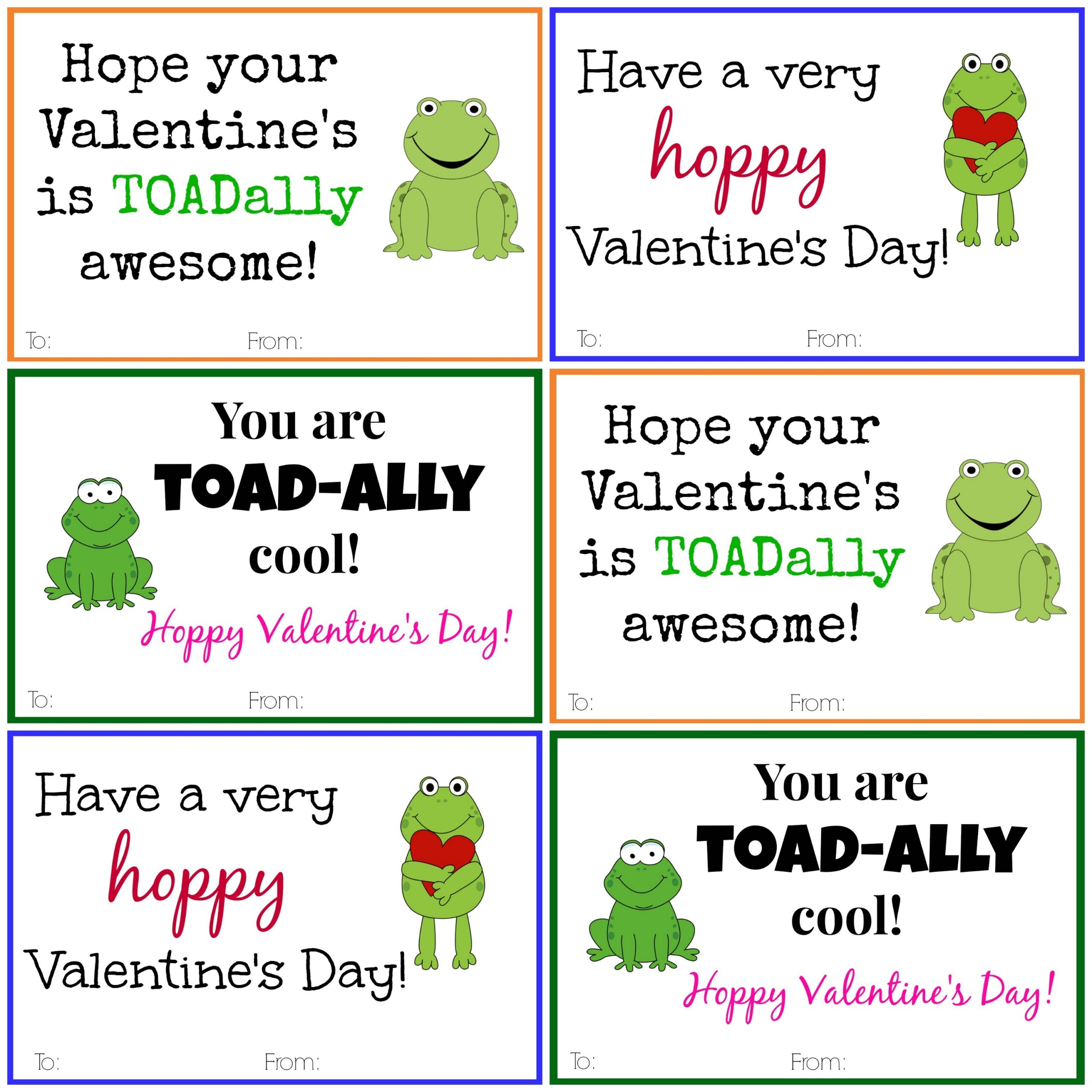 mini valentines cards printable