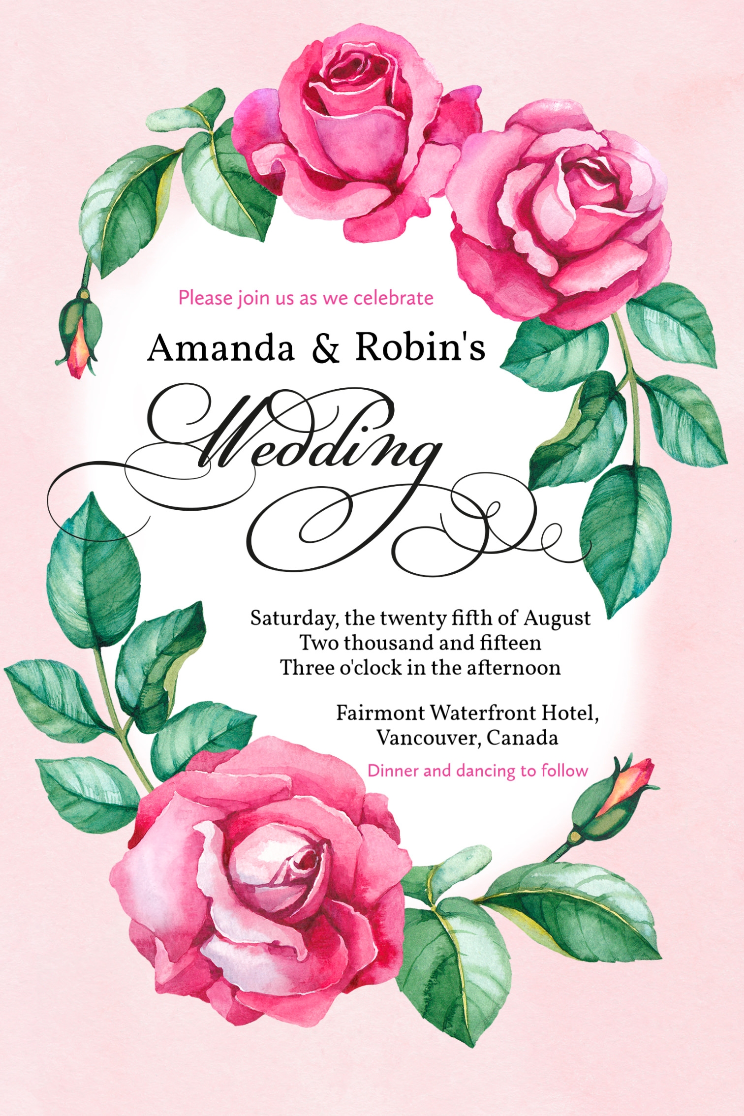 Printable Wedding Invitation Templates Free Printable Wedding