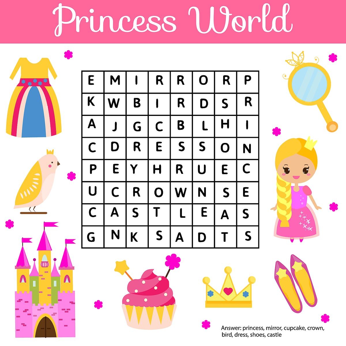 Printable Word Search Games For Kids