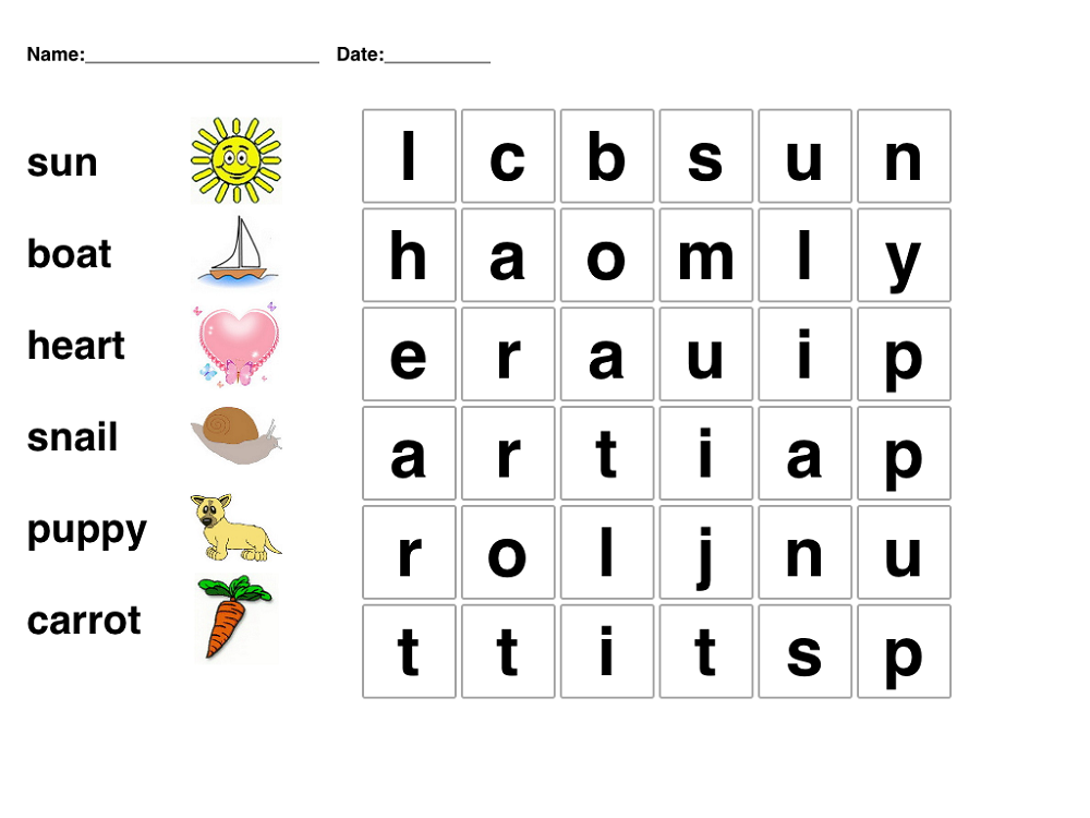 word games for kids printable pdf
