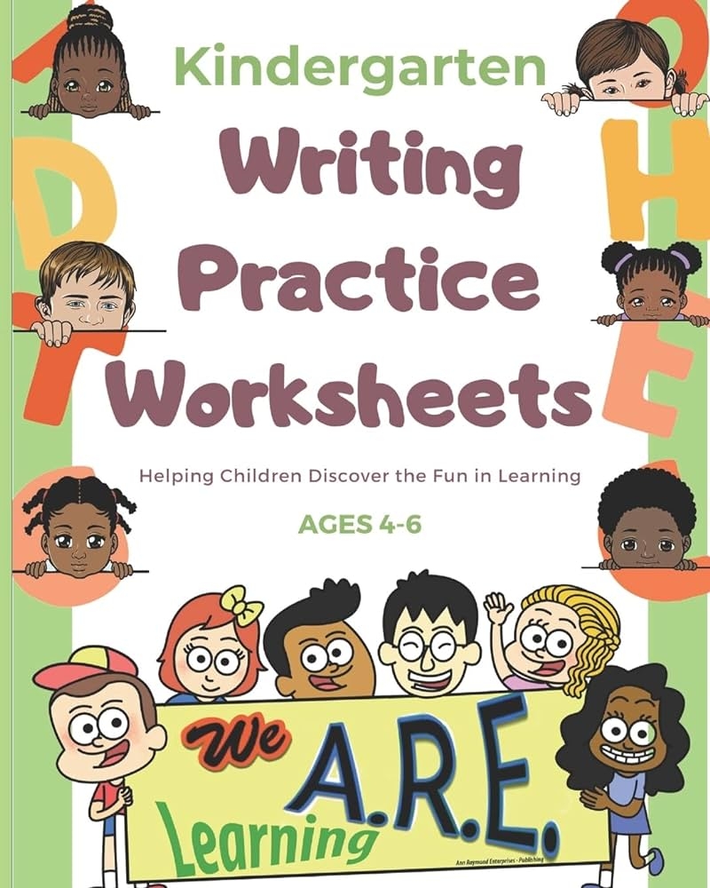 writing worksheet for kindergarten