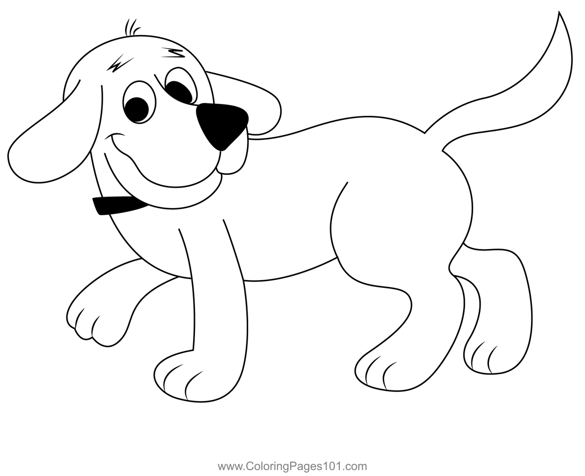 Clifford The Red Dog Coloring Pages