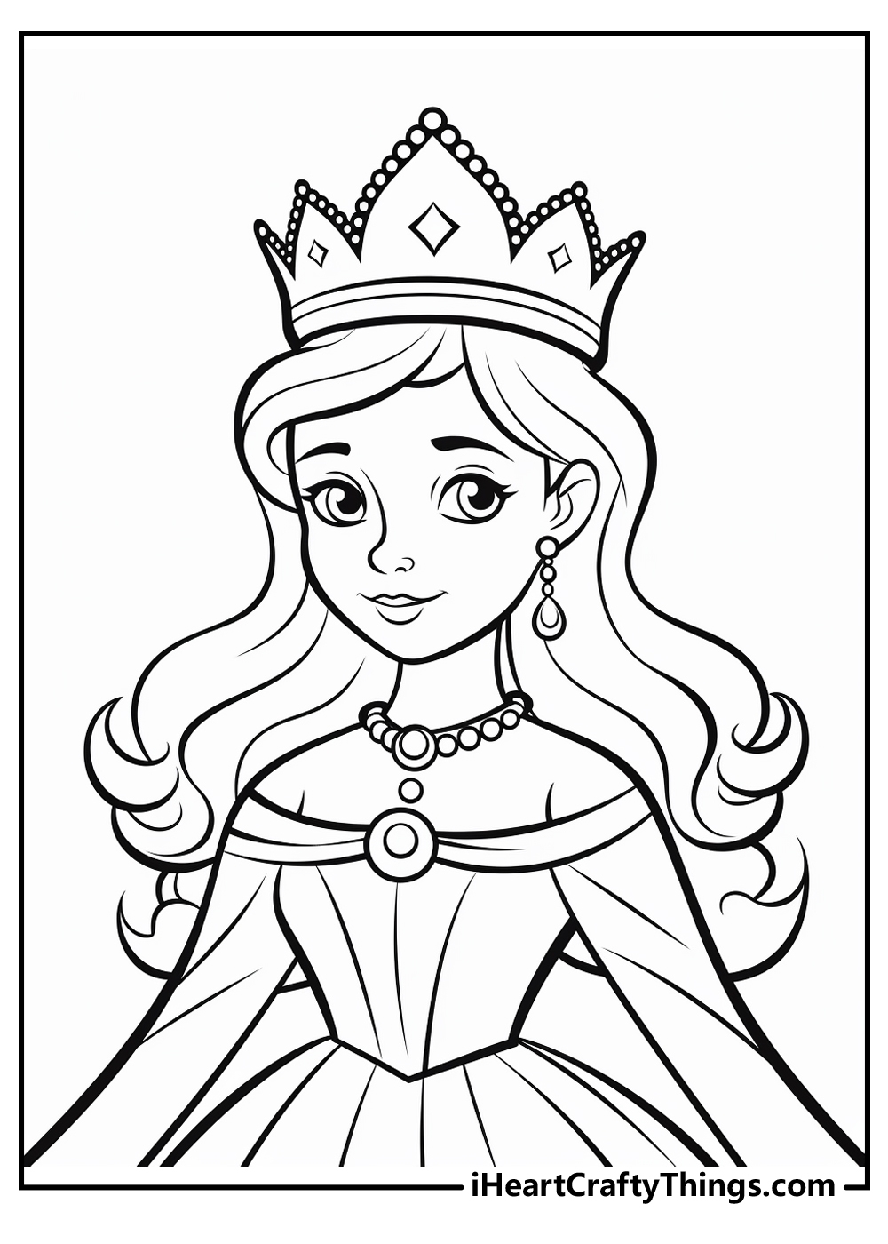 printable coloring pages queen
