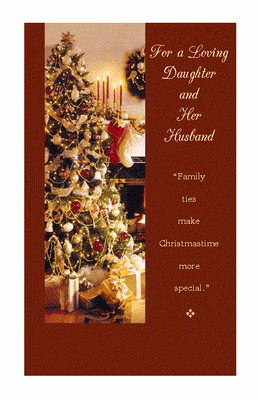  quot Daughter Her Husband quot Christmas Printable Card Blue Mountain ECards