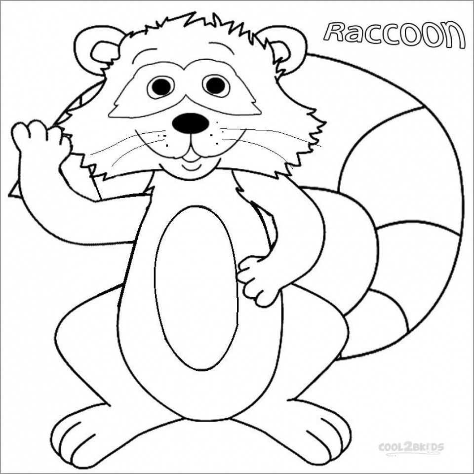 Raccoon Coloring Pages ColoringBay