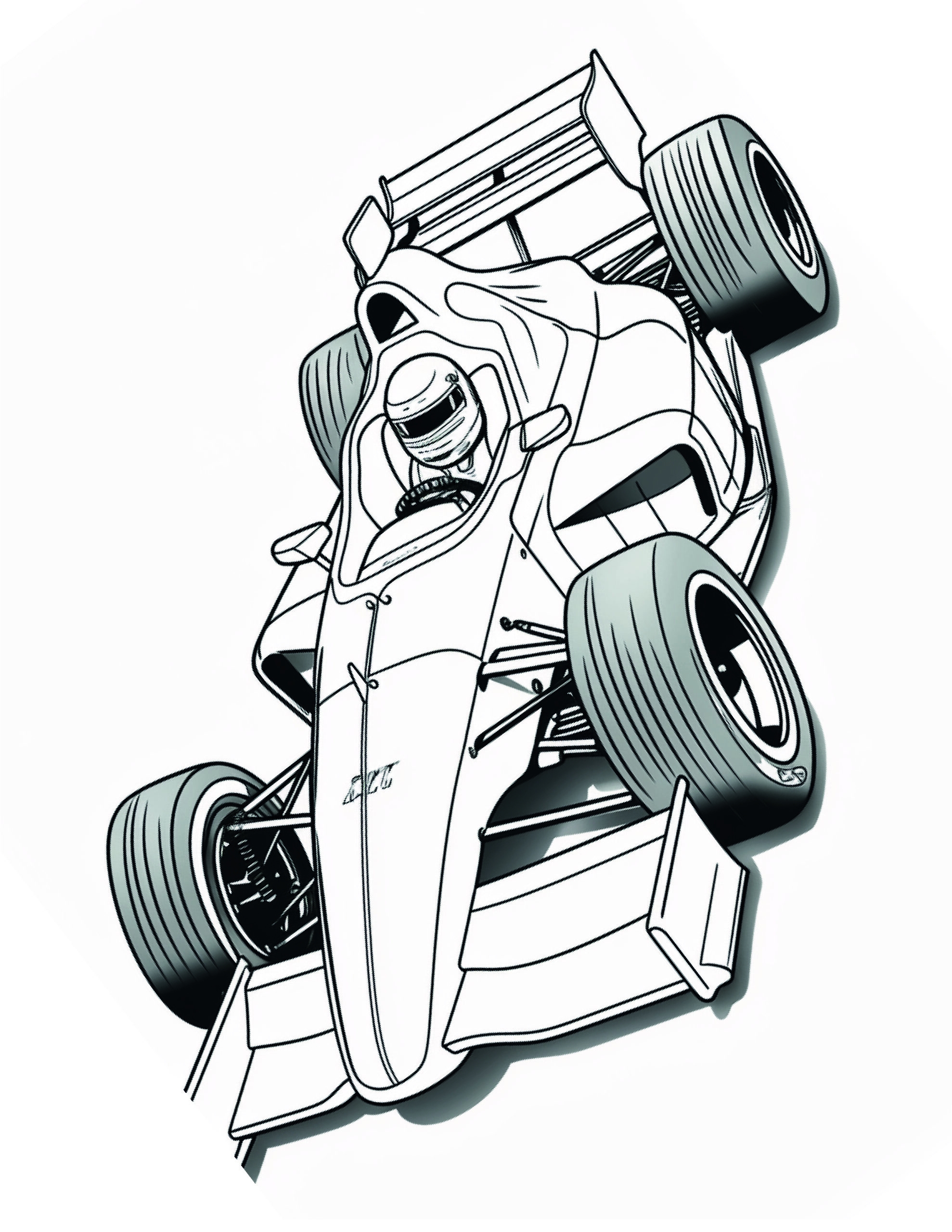 printable coloring pages race cars