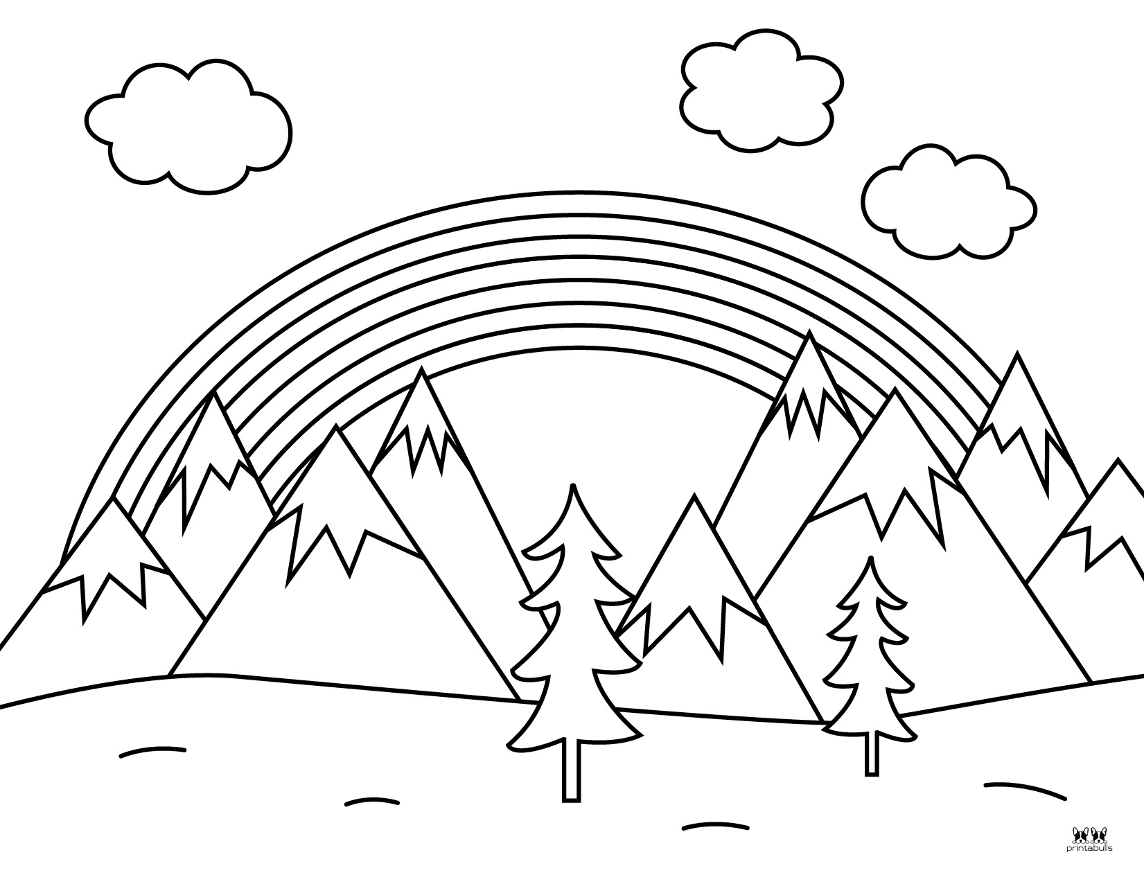 Rainbow Coloring Pages 50 FREE Printable Pages Printabulls