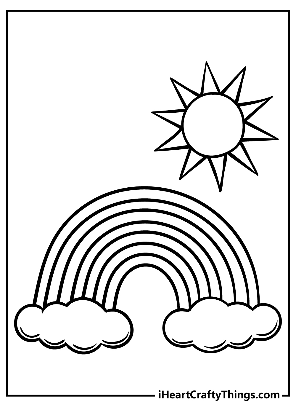 Rainbow Coloring Pages A Colorful Journey For Kids