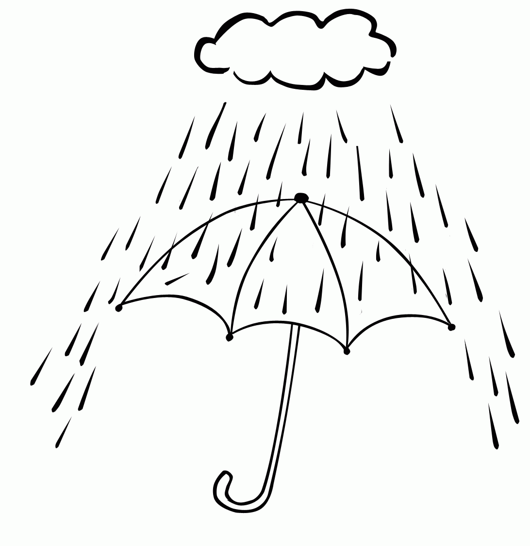 Rainy Day Coloring Pages Free Coloring Home