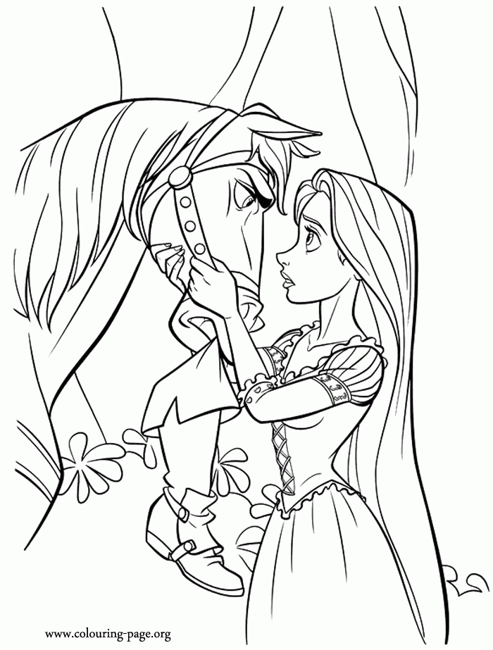 Rapunzel Printable Coloring Pages Coloring Home
