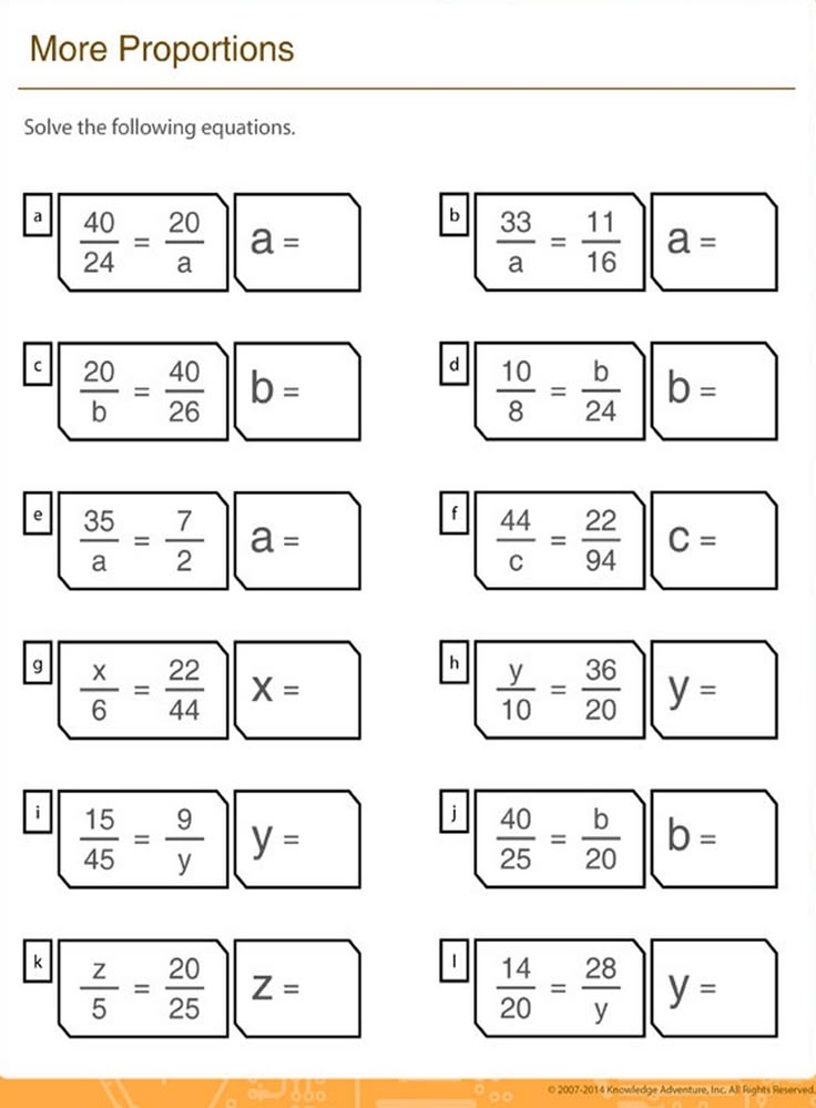 math ratio and proportion worksheets
