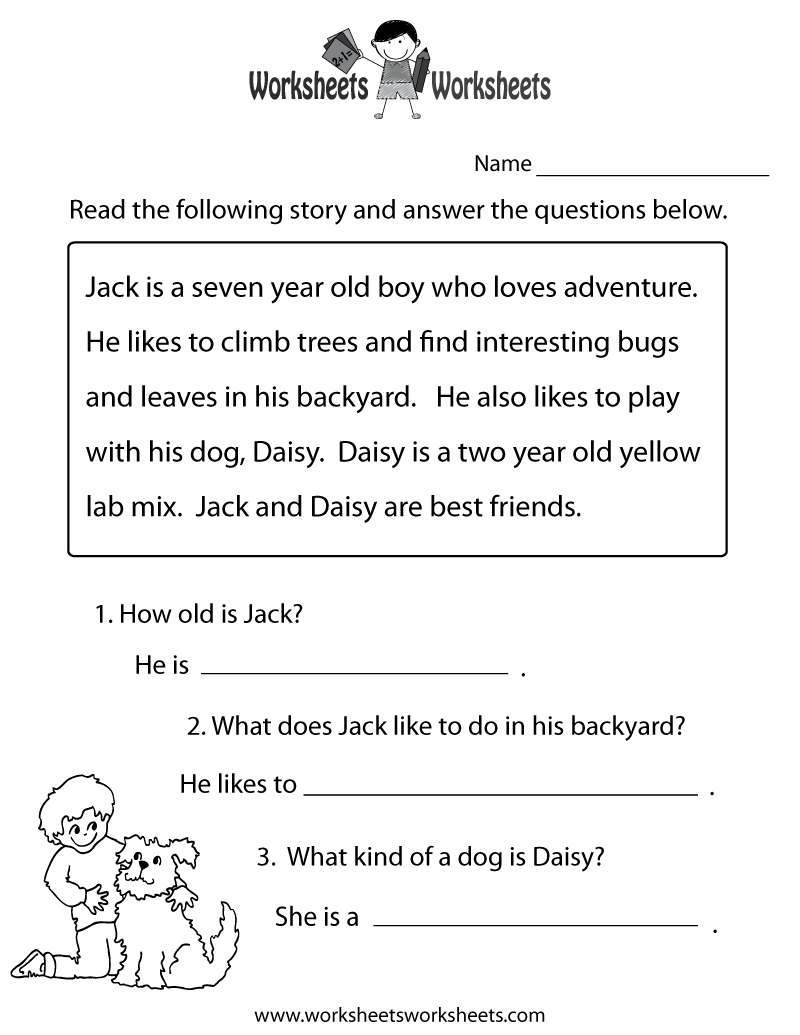 Reading Worksheets With Questions For 2Nd Grade 03 Wallpaper Free 