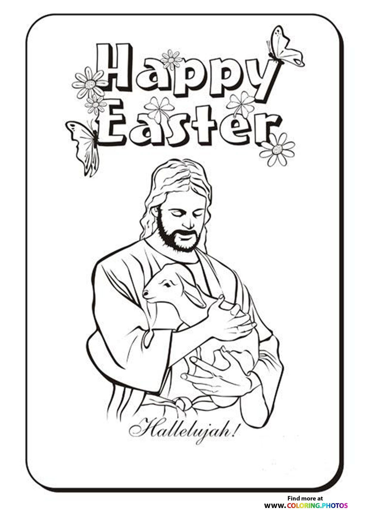 Religious Easter Coloring Pages For Kids Free And Easy Print