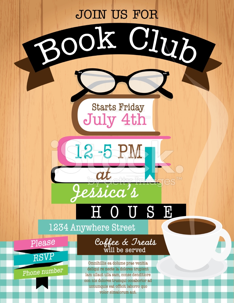 book club invite template free