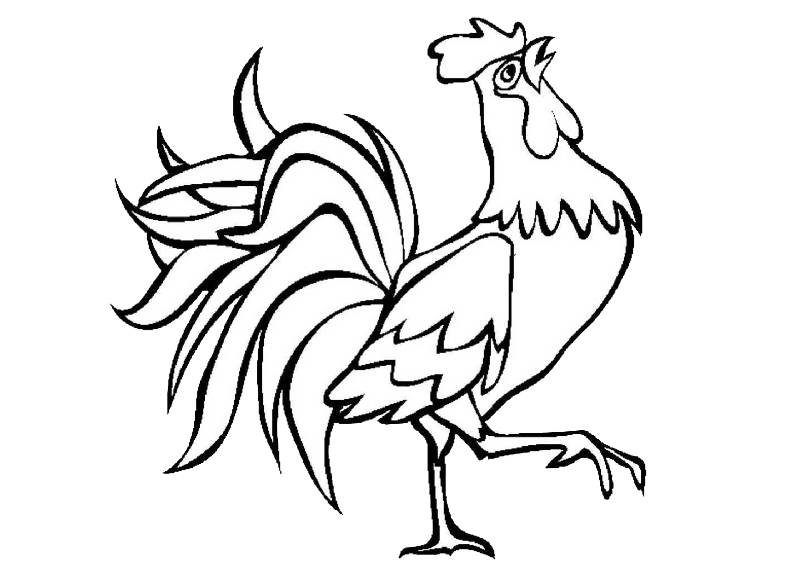 printable rooster pictures