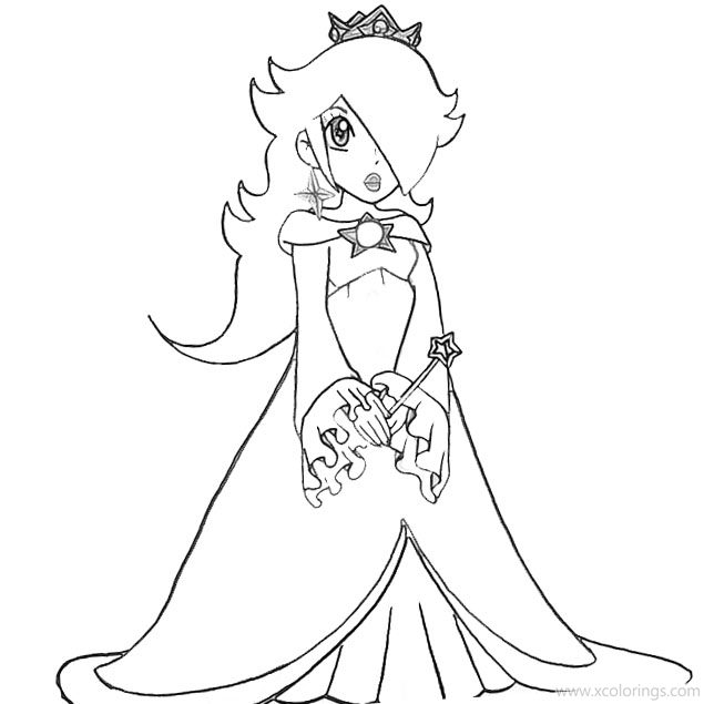 Rosalina Coloring Pages