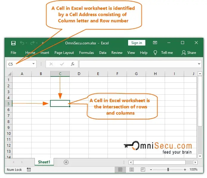 what is an excel worksheet