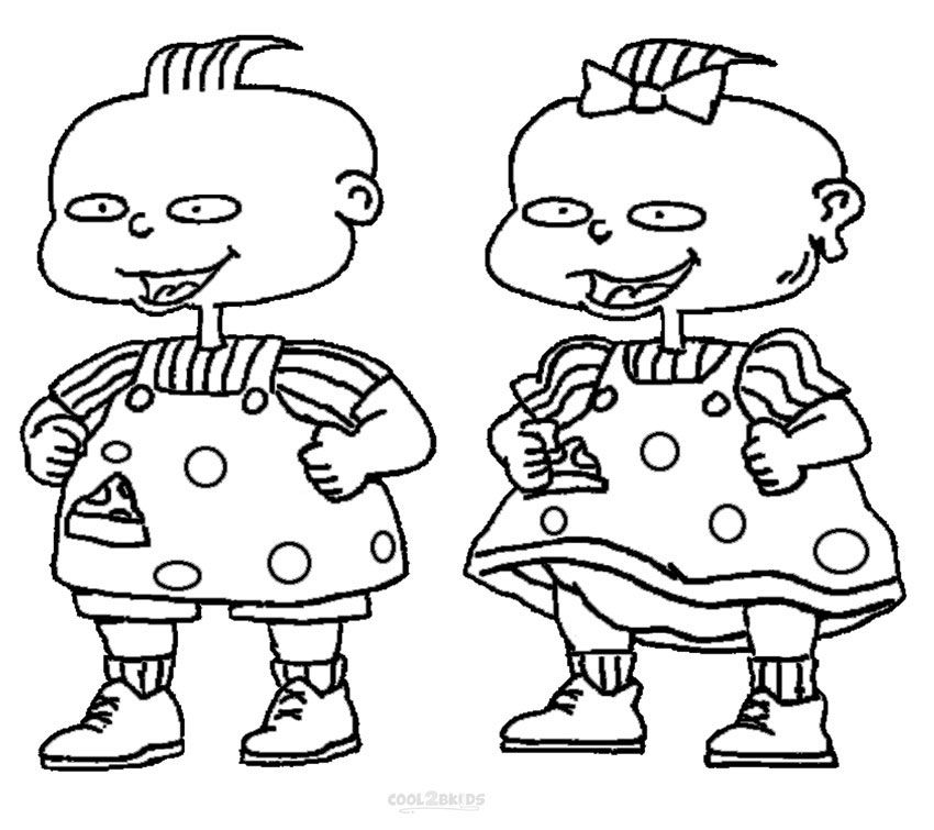 Rugrats Color Pages Coloring Home