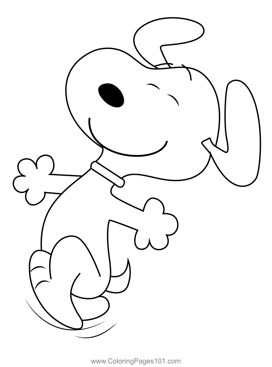Coloring Pages Of Snoopy