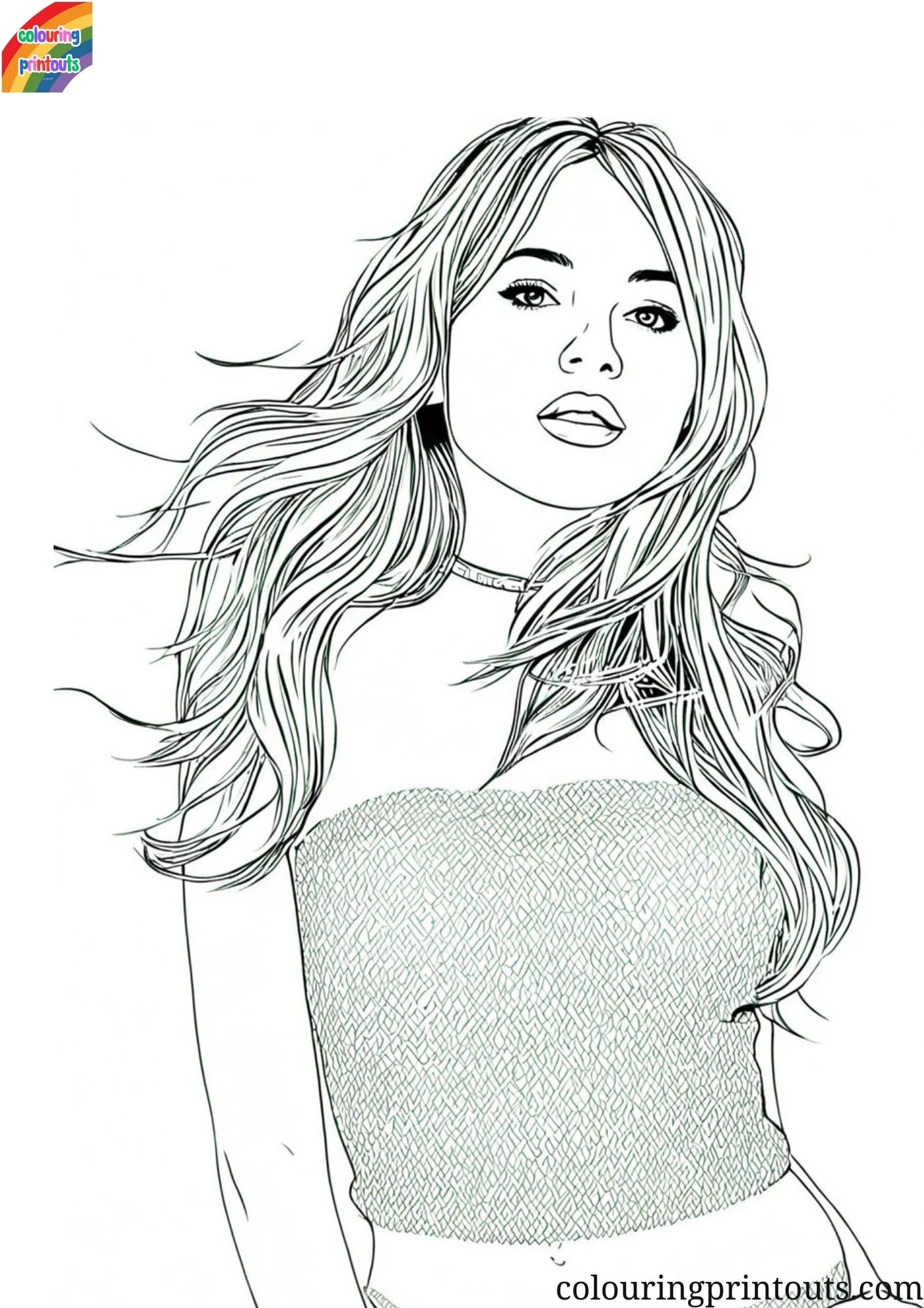 Sabrina Carpenter Coloring Pages Free Printables 