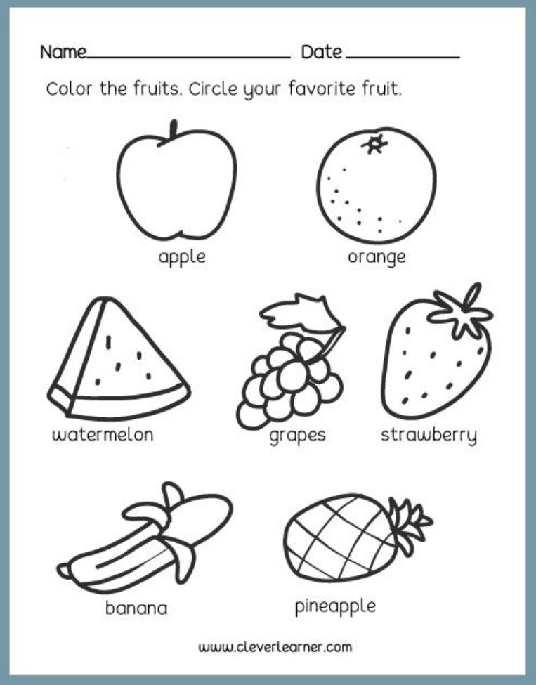 kindergarten worksheets science