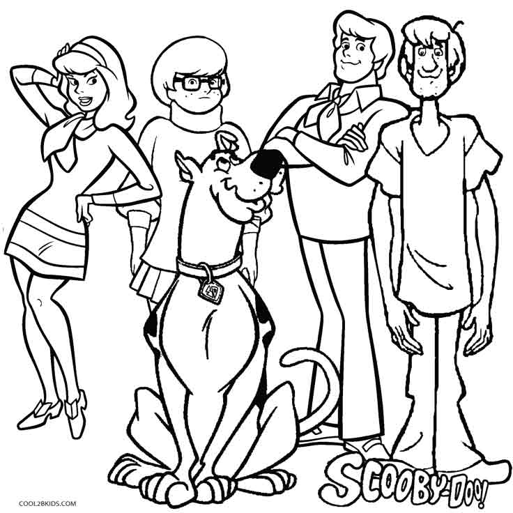 Scooby Doo Coloring Page