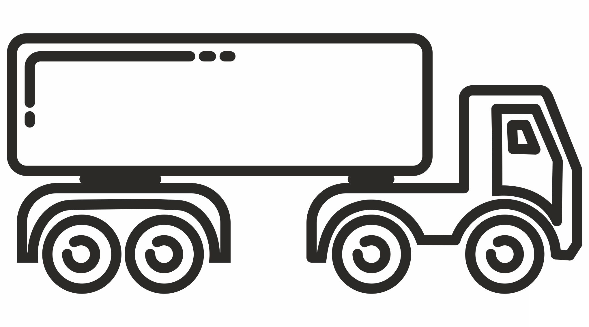 Semi Truck Coloring Page ColouringPages